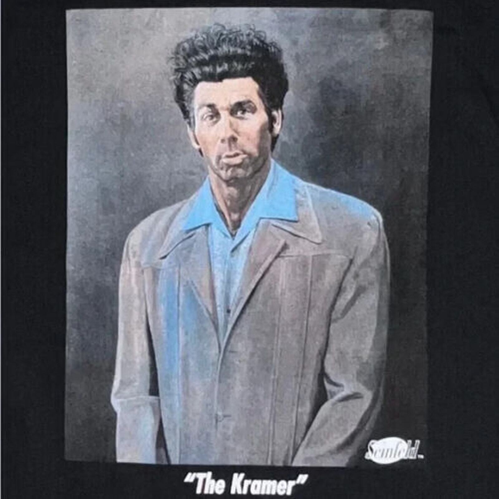 Seinfeld The Kramer Black T-Shirt Unisex Medium NWT Ripple Junction gallery