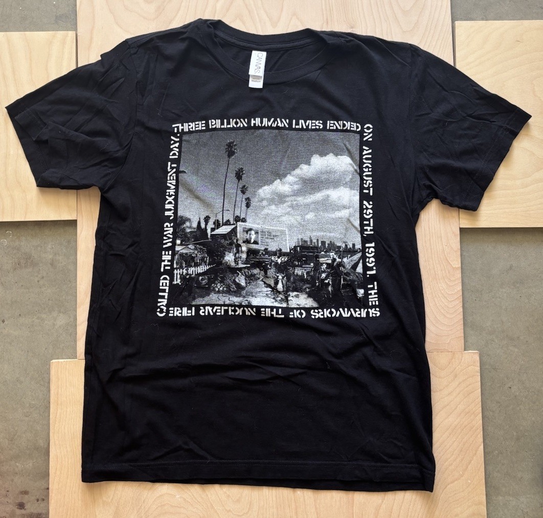 Terminator 2 CRASS Medium T-Shirt Amebix Subhumans Rudimentary Peni Conflict Mob