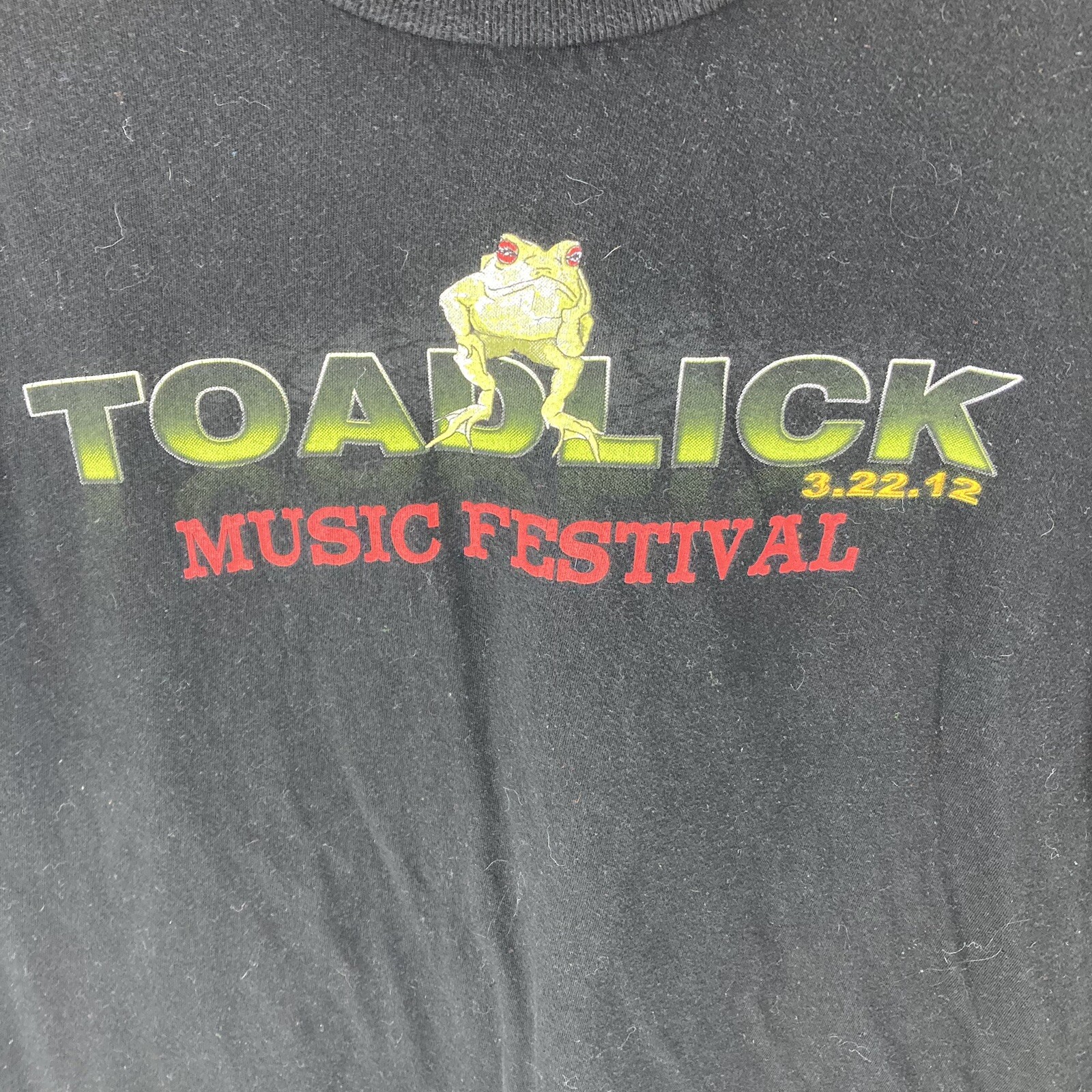 Toad lick Music concert men's T Shirt Medium gallery