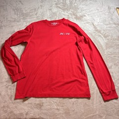 American Trigger Pullers 3C75 Lightning Graphic Long Sleeve Shirt Men’s L Red