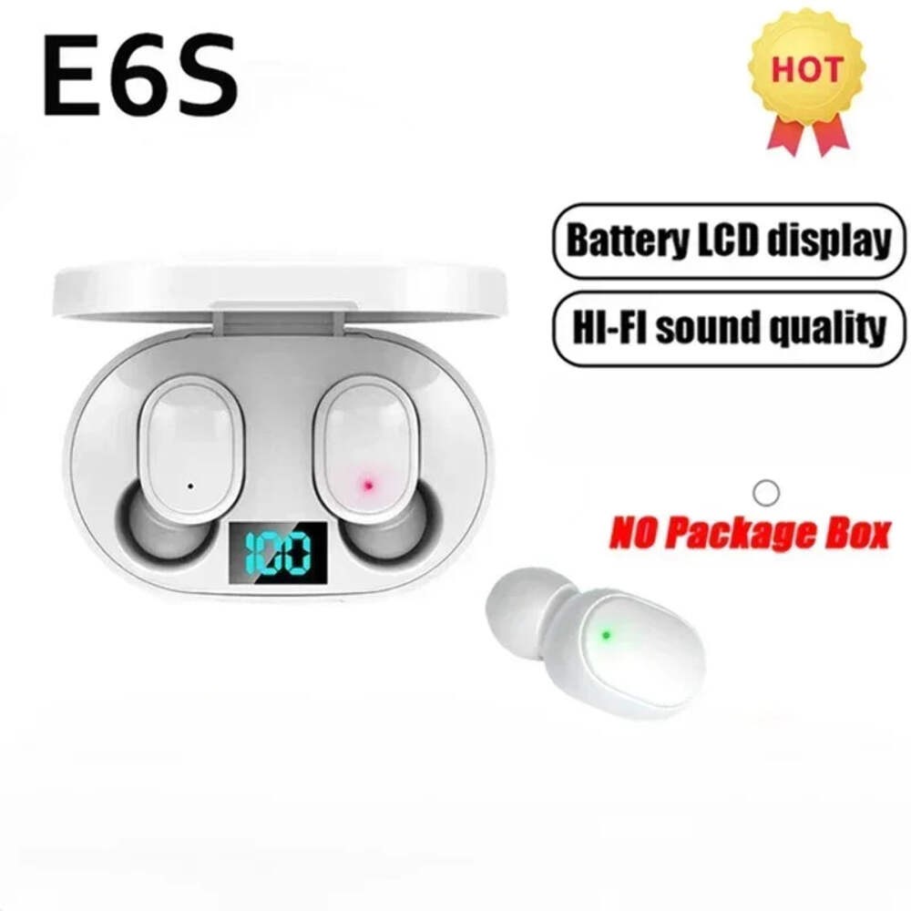 E6S Wireless Bluetooth Earbuds With Noise Cancelling and Microphone