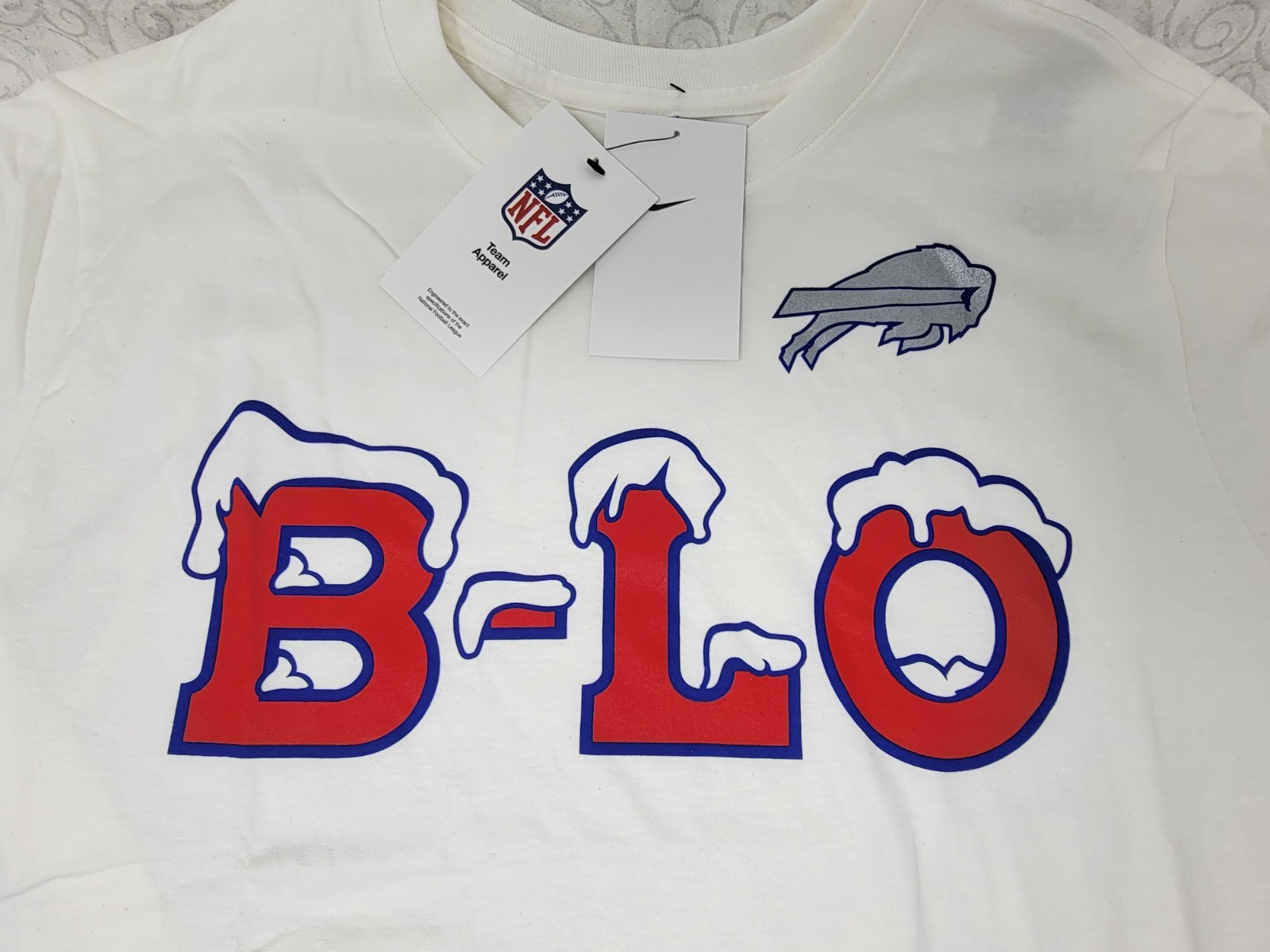 Buffalo Bills Nike 2025 Rivalries Essential T-Shirt B-LO Cold Front Size - XL gallery