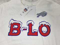 Buffalo Bills Nike 2025 Rivalries Essential T-Shirt B-LO Cold Front Size – XL