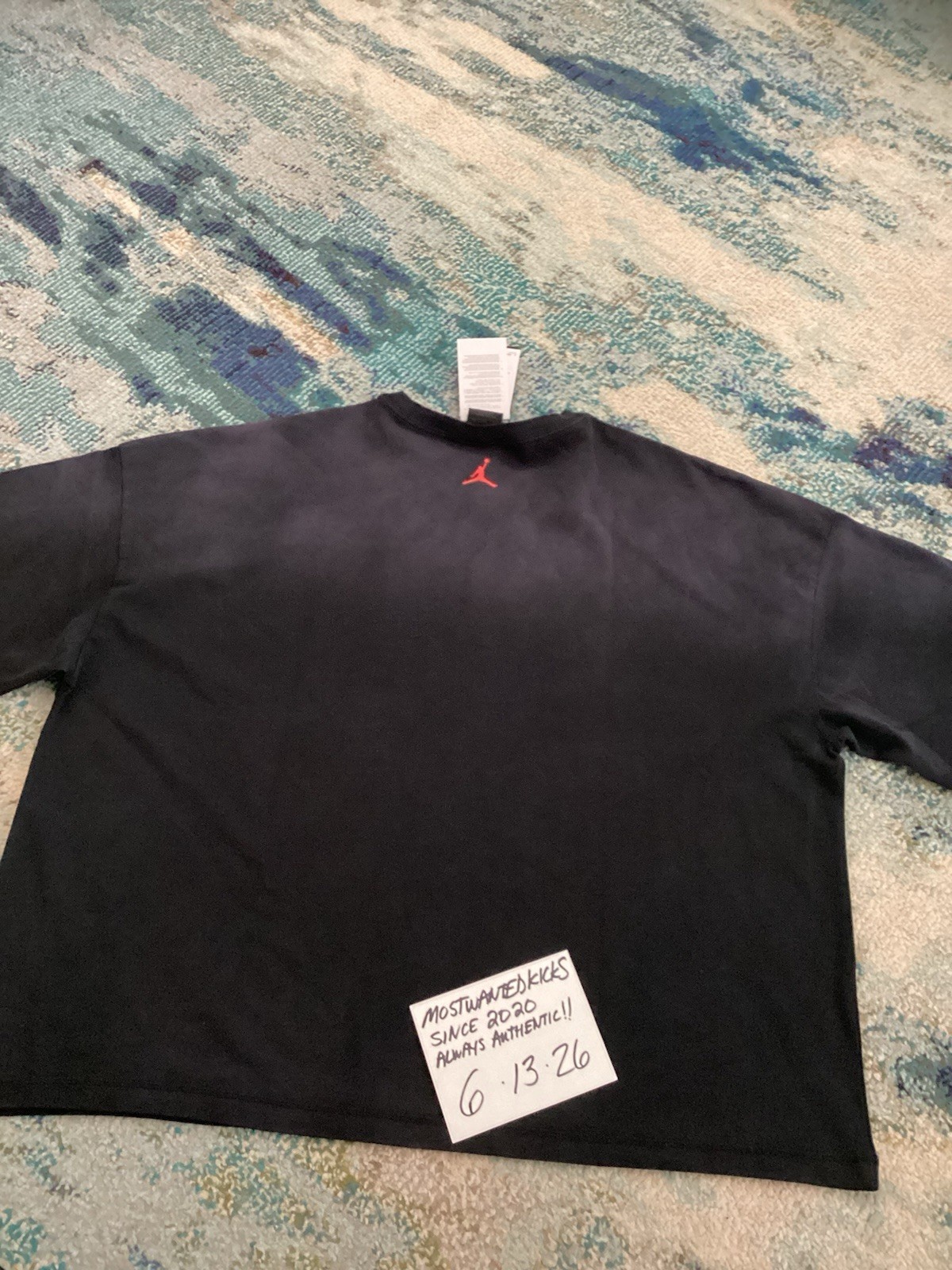 NWT Nike Air Jordan Shattered Backboard Black Loose Fit T-Shirt Men’s Sz XXL gallery
