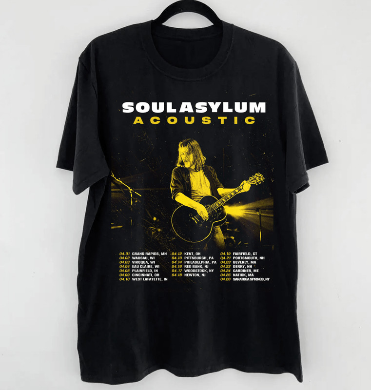 Soul Asylum 2026 Acoustic Tour Shirt Cotton Black S-5XL 1T0433