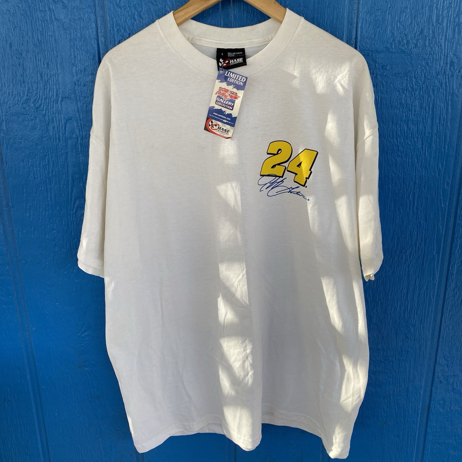 Vintage Nascar Jeff Gordon 2001 T-Shirt Size L NWOT NOS #24 Y2K Read gallery