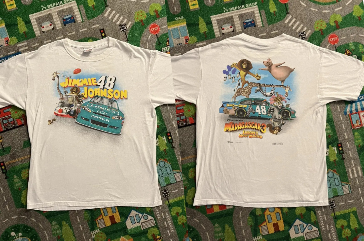 Madagascar Movie For Fan White T-shirt All Size S to 5XL BA484
