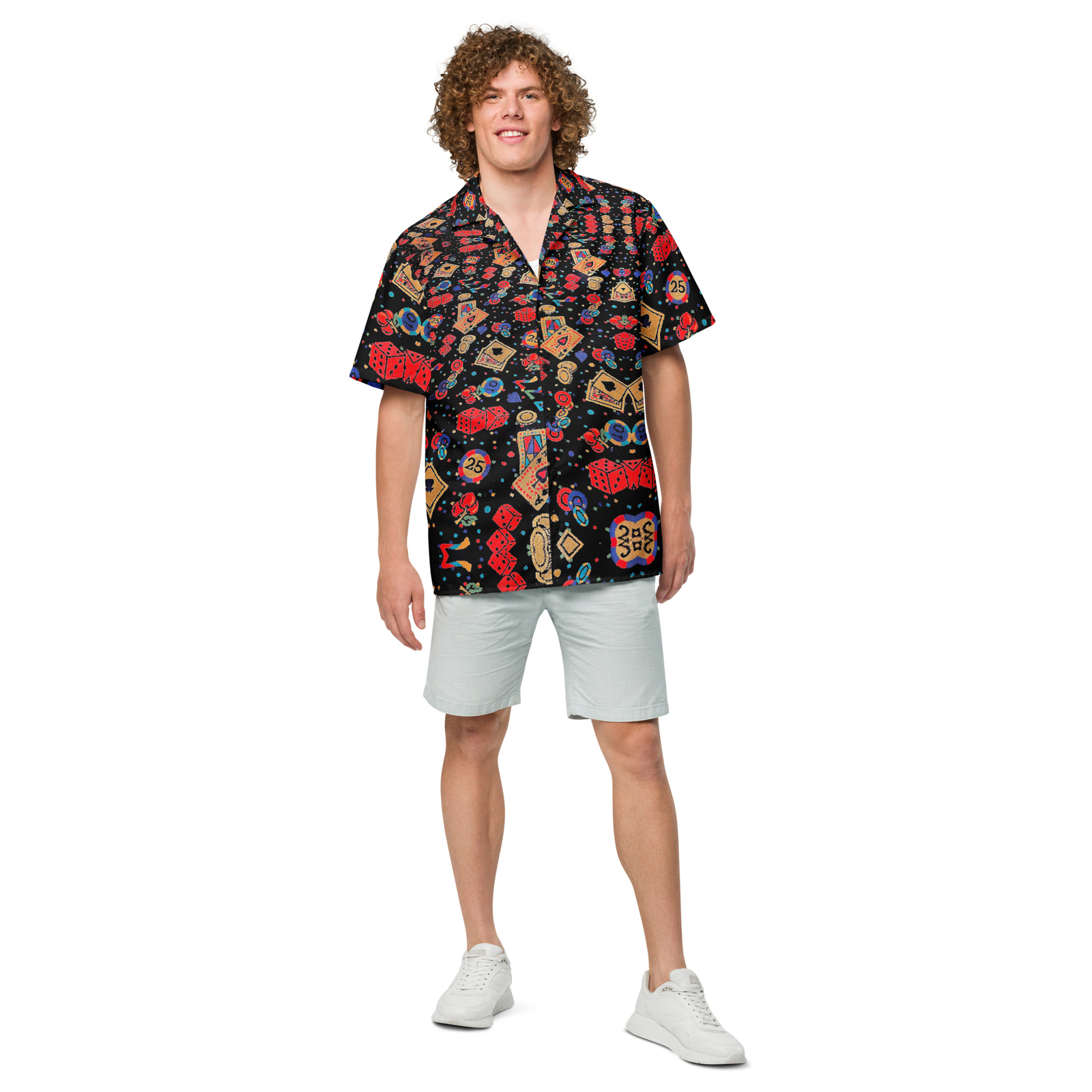 Las Vegas Casino Floor – Lightweight Casual Button Up Dress Shirt
