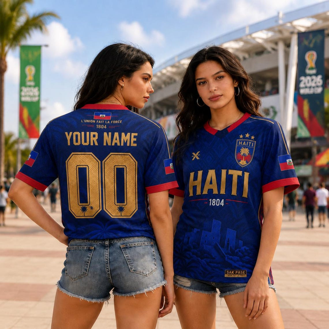 Haiti Soccer Jersey Shirt, Haitian Soccer Jersey Supporter T-Shirt gallery