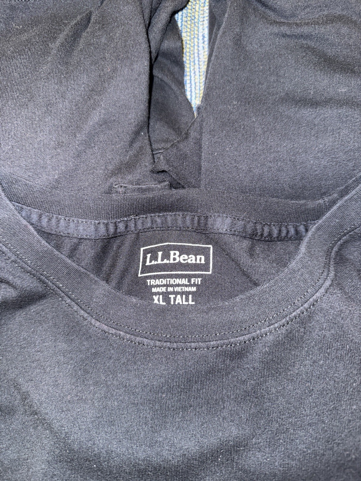 ll bean long sleeve t shirt men XLT Black Navy 3 Shirt Lot gallery