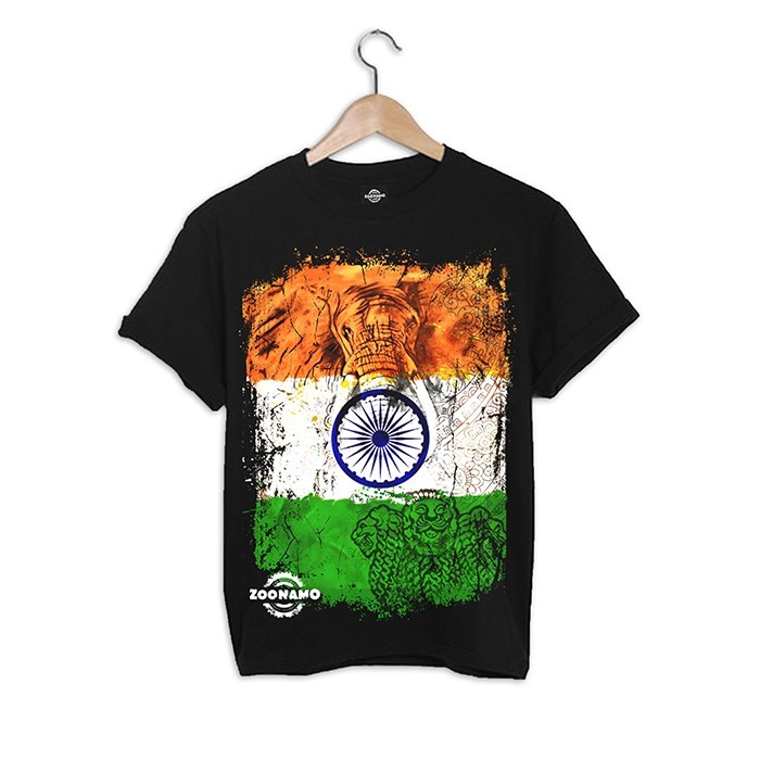 Zoonamo T-Shirt India Classic Collection भारत गणराज्य New Dehli Mumbay