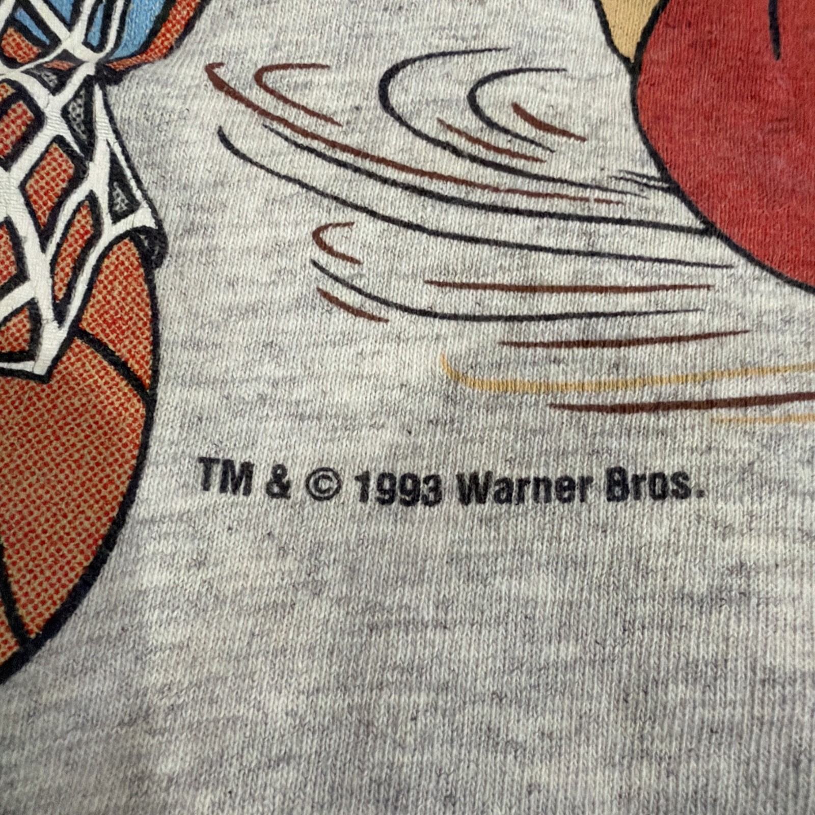 1993 Artex Sportswear Chicago Bulls Tasmanian Devil Shirt Size L T-shirt gallery