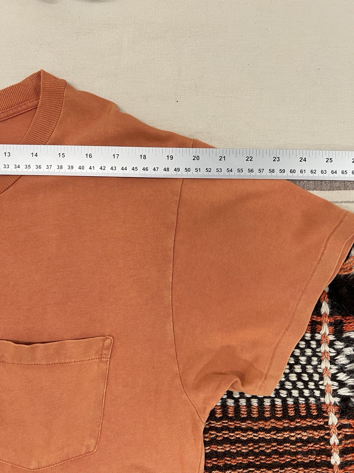 LVC T-Shirt L Levi's Vintage Clothing 50s Sportswear Orange Single Stitch 42" gallery