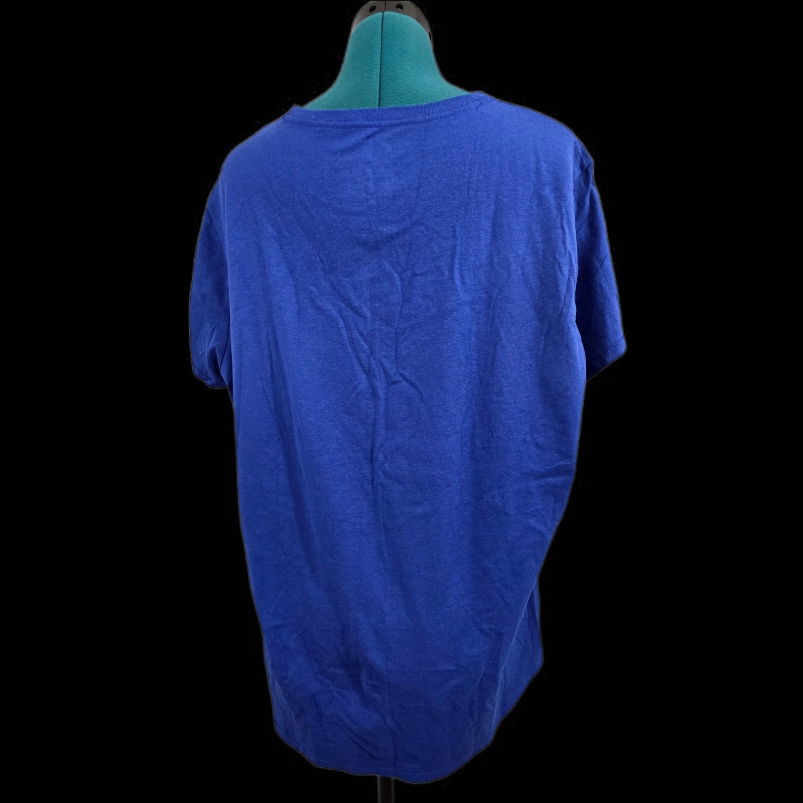 Hanes Men's Short Sleeve Blue T-Shirt Crewneck ComfortBlend Sz - 2XL gallery