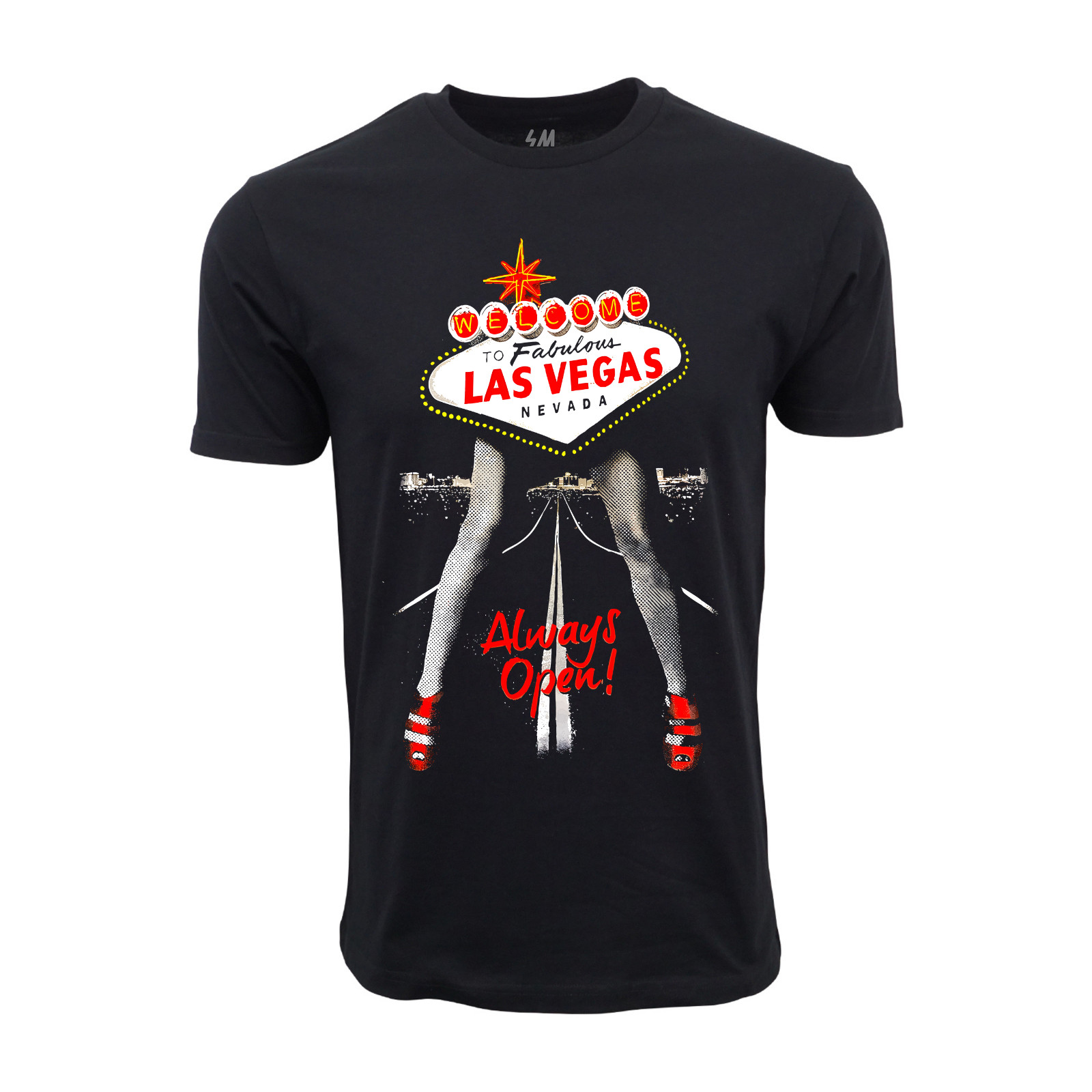Welcom To Fabulous Las Vegas Always Open Graphic T shirt gallery