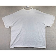 Gildan Heavyweight America Will Never Fall Firefighter White T Shirt Mens XXL