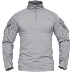 Men’s Tactical Army Military Training Rip-Stop Long Sleeve Casual Work T-Shirt