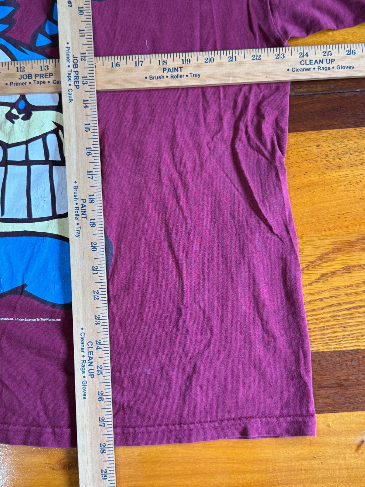 Vintage 1996 The-Tick Cartoon Shirt Large Maroon 23.5x28" XL gallery