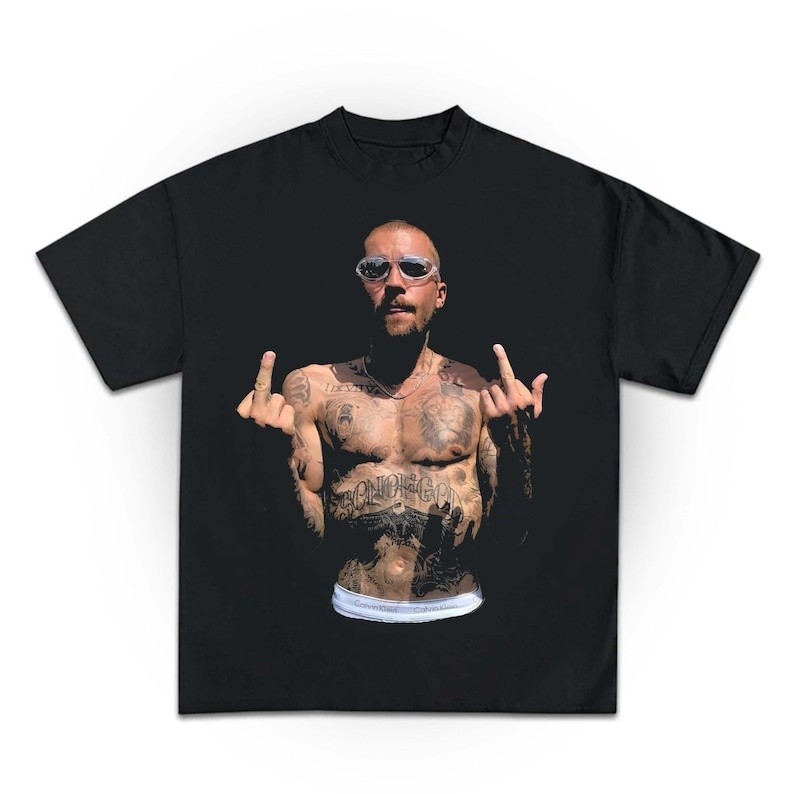Justin Bieber SWAG T-Shirt Album Launch Exclusive, Middle Finger Fan Tee gallery