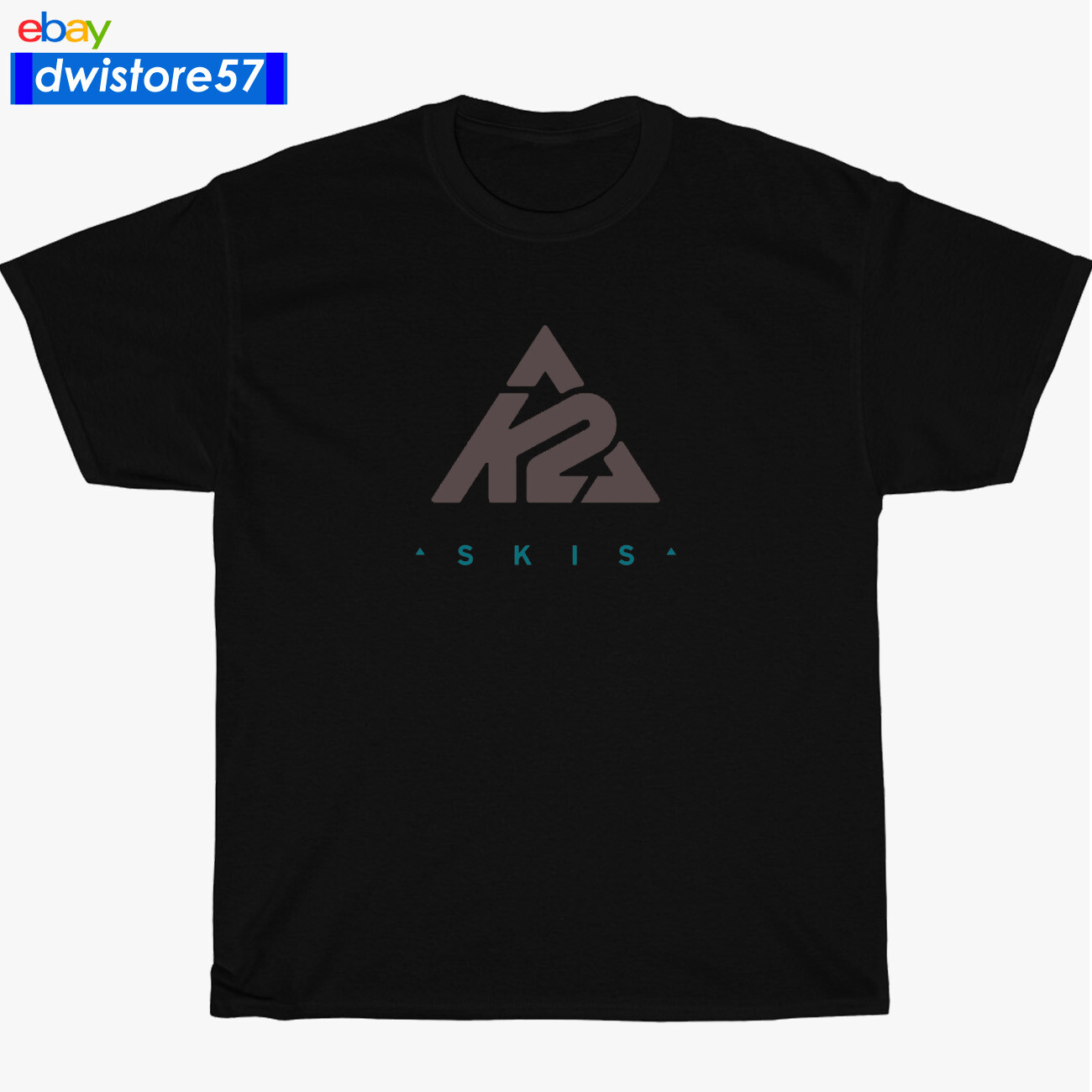 New Shirt K2 Sky Skis Funny Logo Black/Navy/White/Grey Men's T-Shirt S-5XL gallery