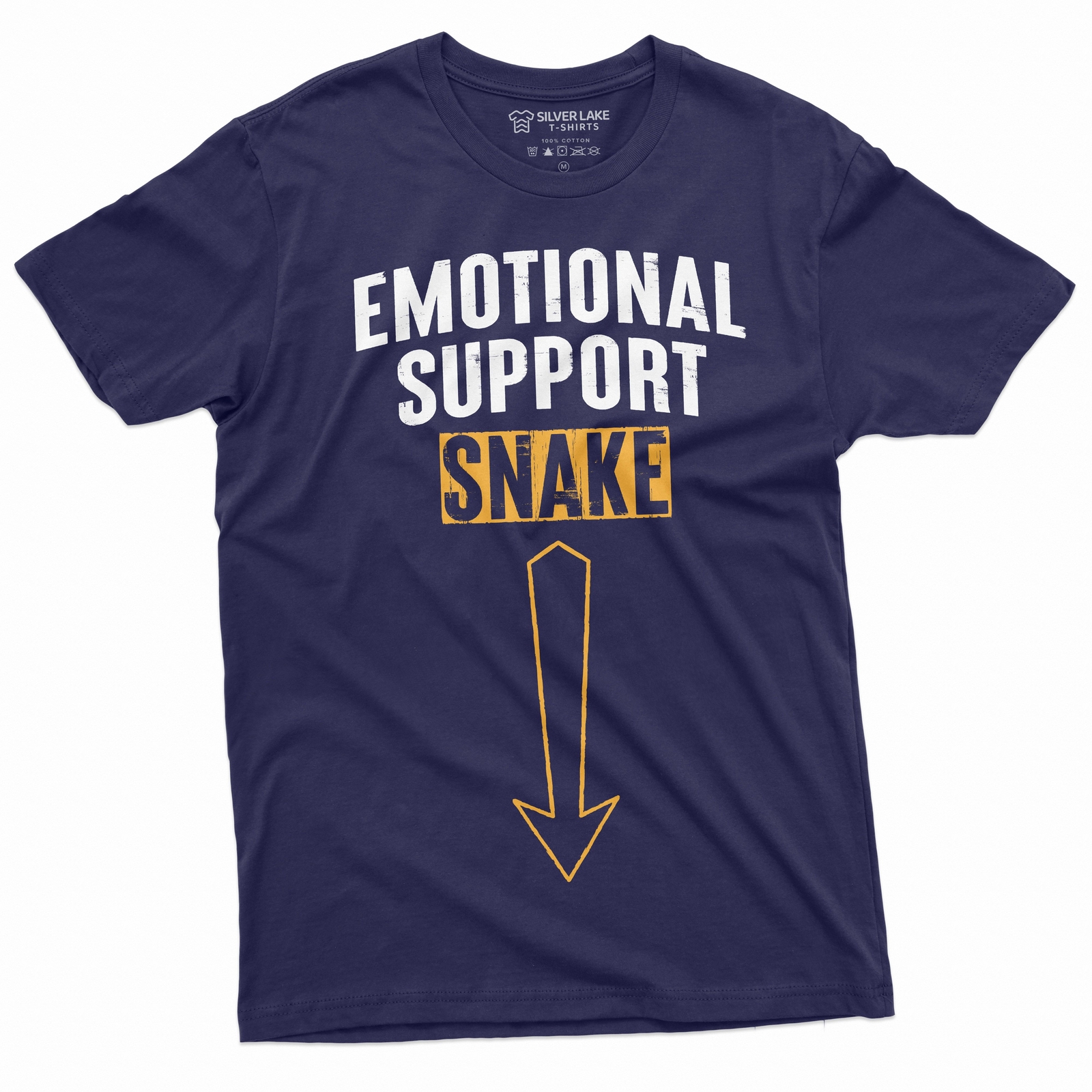 Funny Humorous T-Shirt Emotional Support Snake Tee Funny Adult Joke T-Shirt gallery