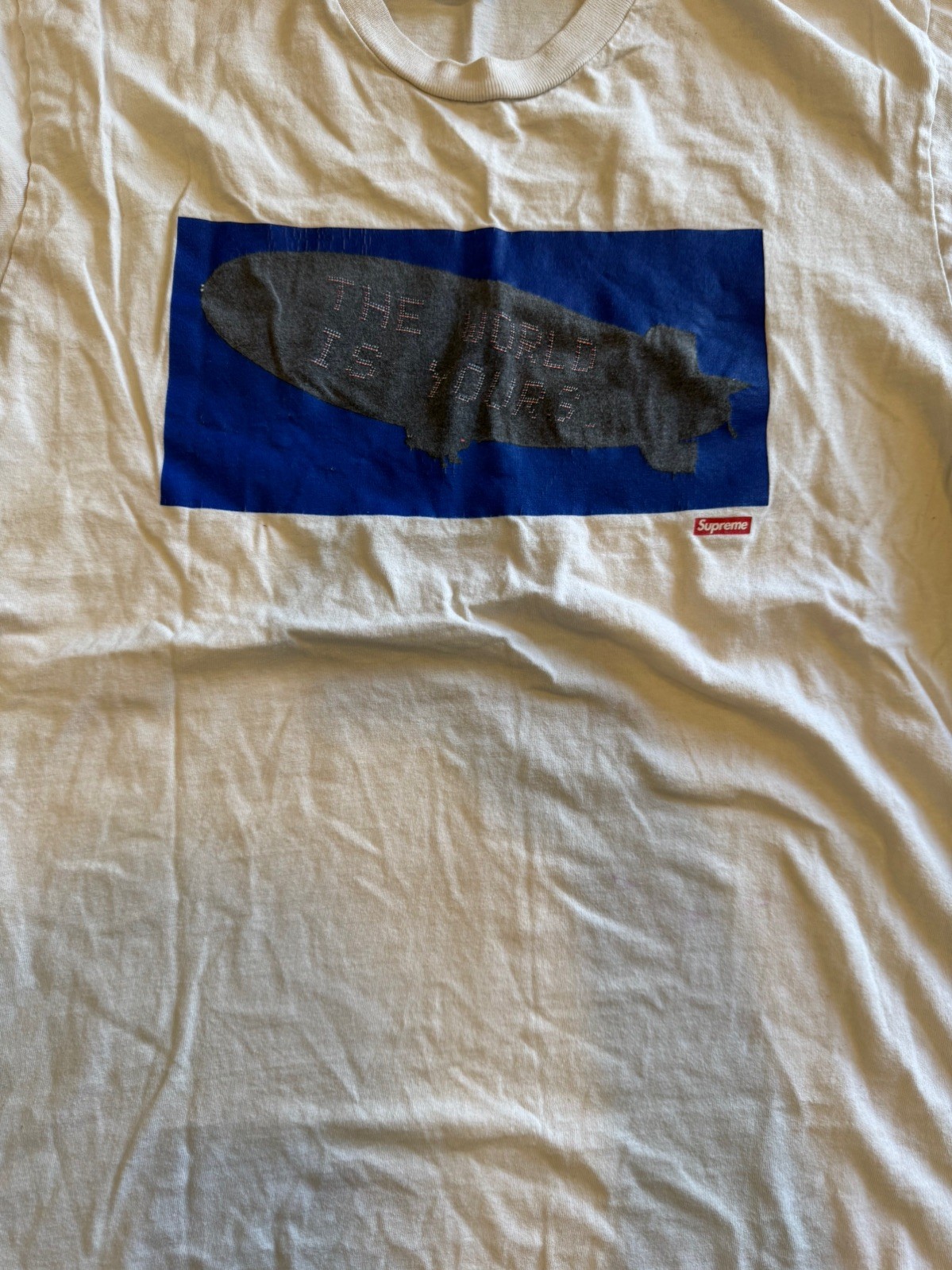 Supreme Scarface Blimp Tee The World Is Yours Shirt Men's Large Made In USA gallery