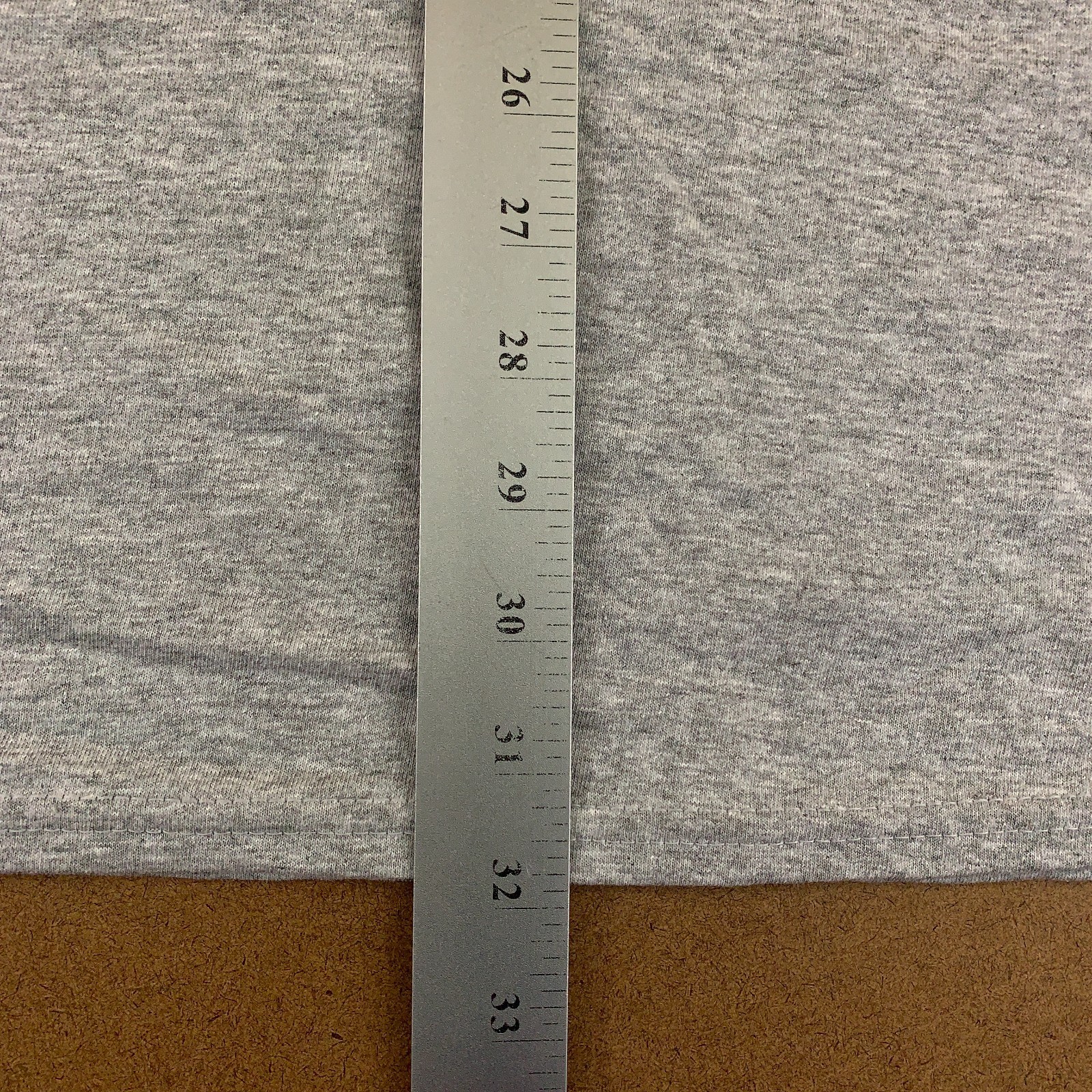 Hanes Comfort Soft Mens Size 2XL Heather Gray Short Sleeve Pocket T-Shirt New gallery
