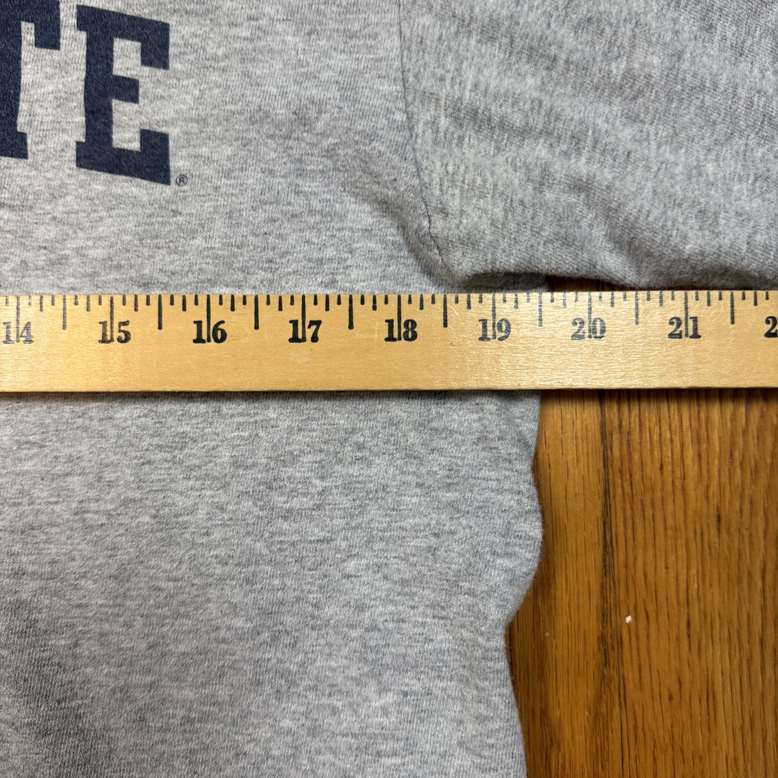Vintage 90s Yikes Graphic T Mens M Gray Penn State University Cotton Blend gallery