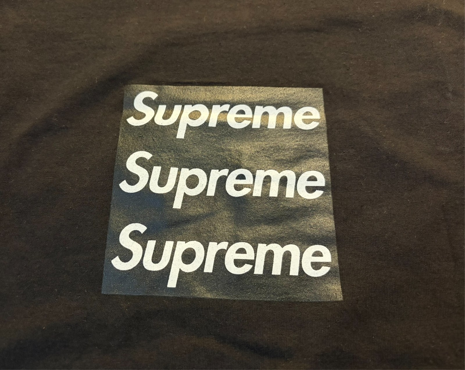 Asspizza x Supreme Triple Box Logo Tee Black XL 2021 Brand New Never Worn gallery