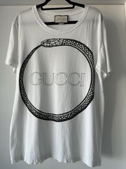 Gucci White Snake Limited Edition Oversized T-Shirt Sz S – Italy Milan Exclusive