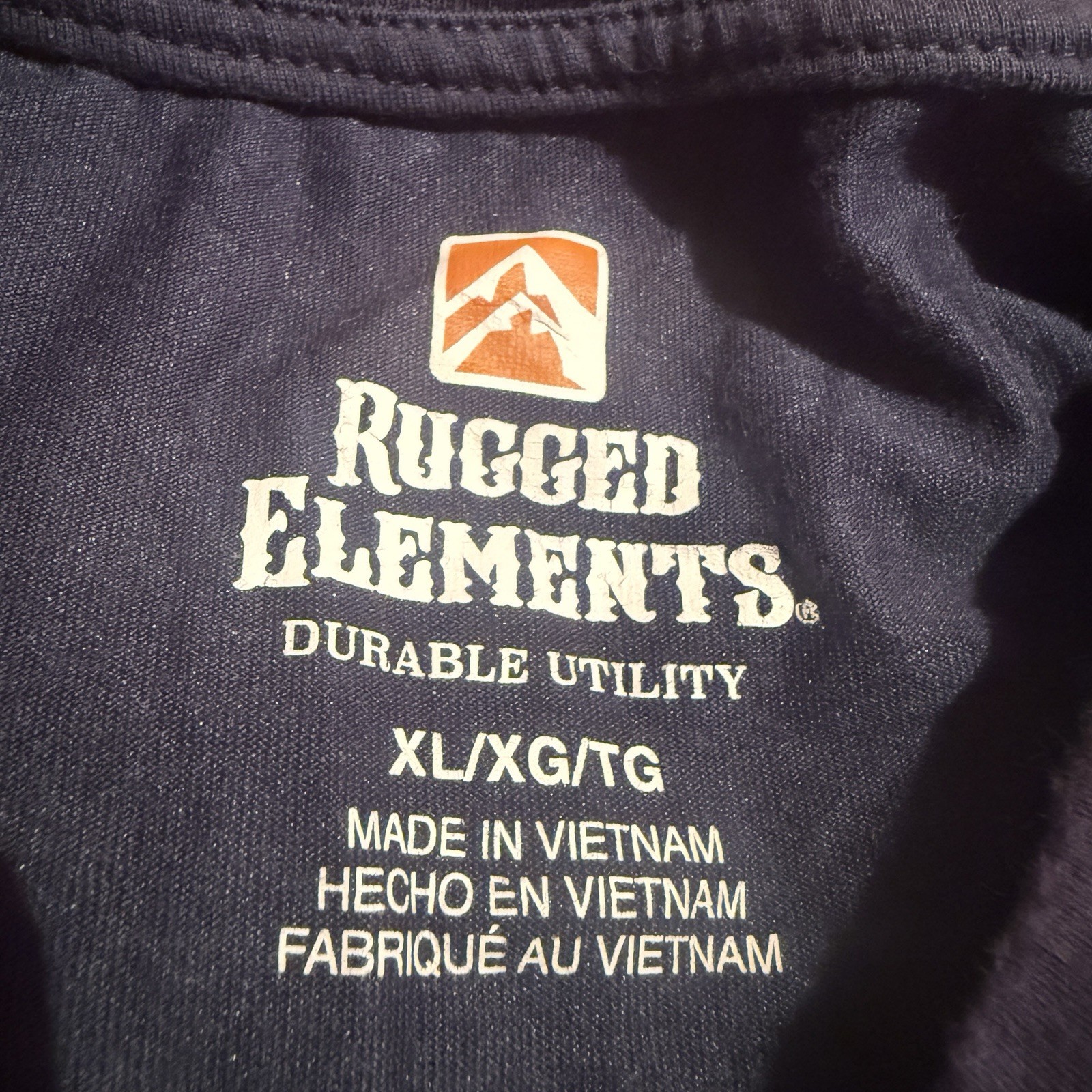 Rugged Elements Mens TShirt XL Extra Large Black Short Sleeve Durable Utility gallery