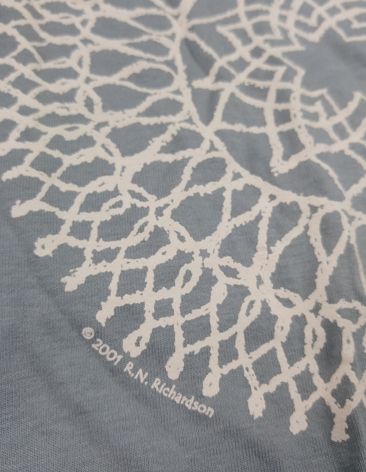 New Vintage 2001 Discovery Channel Store Mandala India Gray T-Shirt Size L gallery