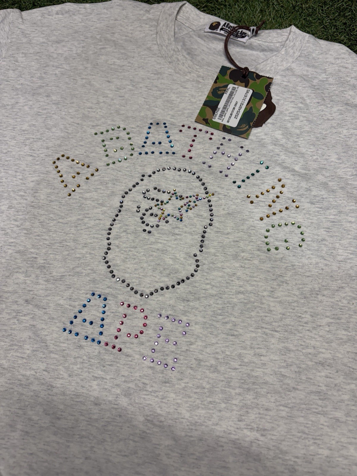 A Bathing Ape Rhinestone Collage Relaxed Fit Tee Size 3xl gallery