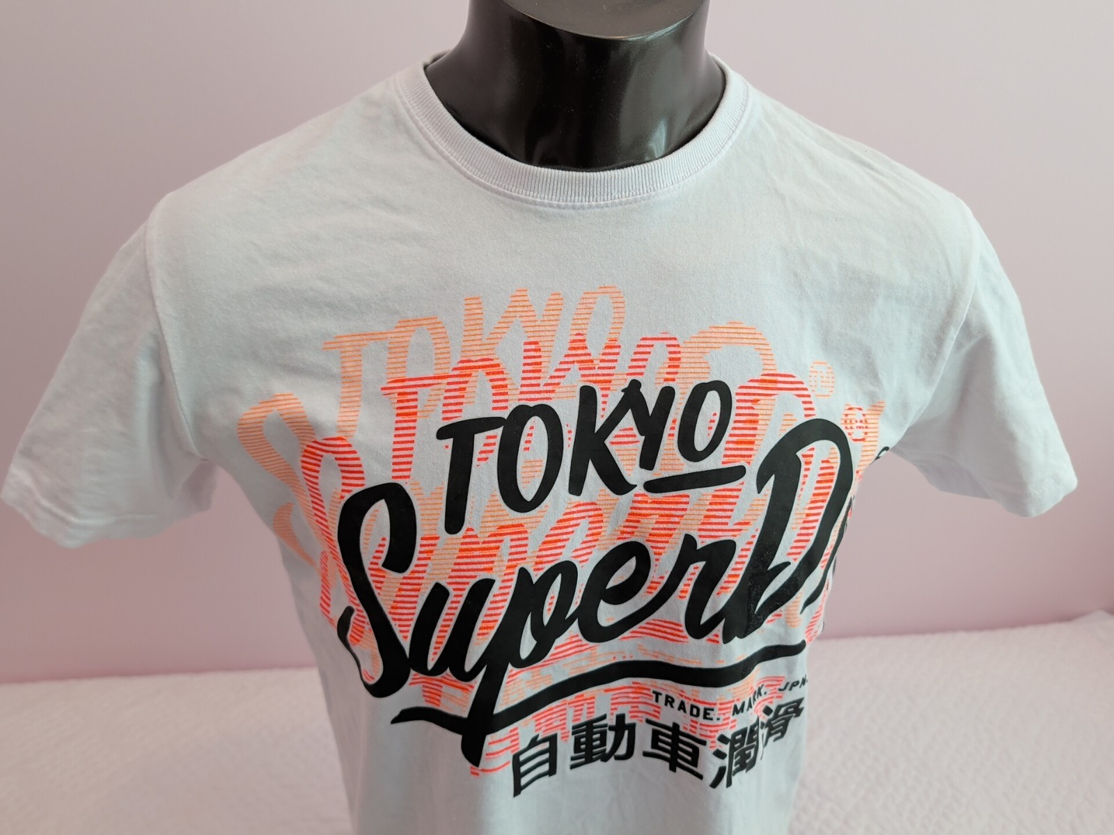 Men’s Superdry Surf Co Tokyo Oversized Fit T-Shirt White Size Medium gallery