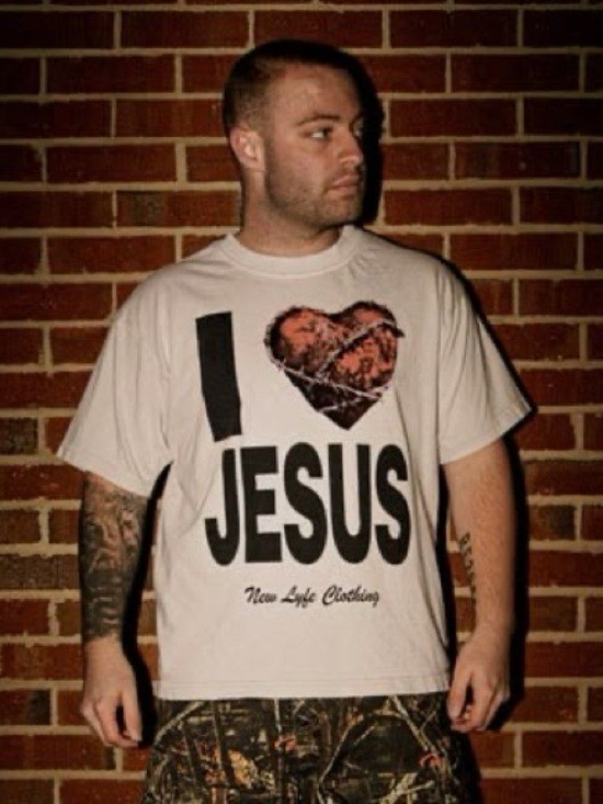NEW I Heart Jesus T-shirt by New Lyfe Clothing Size Large NWT 100% Combed Cotton gallery