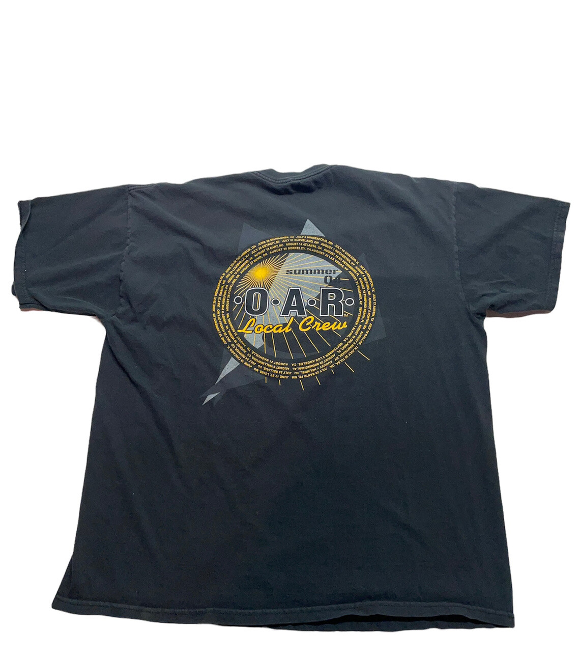 OAR Graphic T Shirt Band Concert Tour Faded Black XL? See Measurements O.A.R gallery