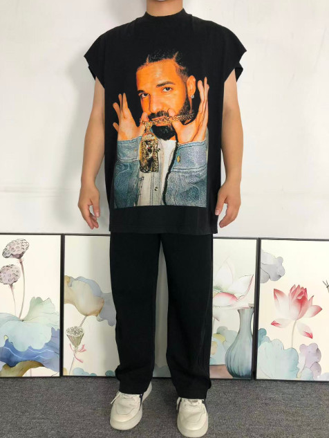 Vintage Graphic Oversized Sleeveless T-Shirt – Urban Streetwear Edition gallery