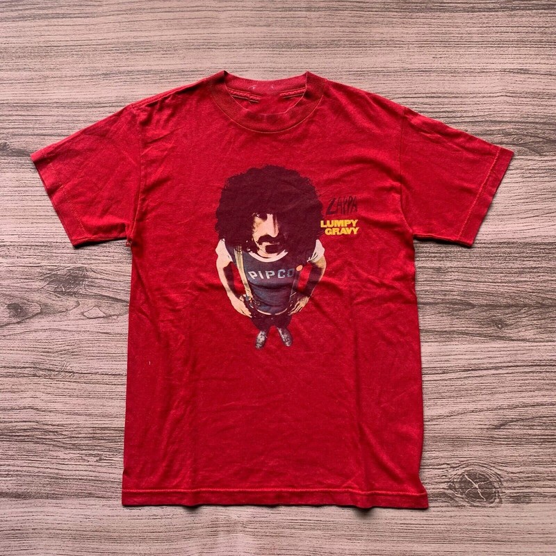 FRANK ZAPPA Lumpy Gravy Big Logo Frank Zappa  Red Size S to 5XL Shirt AG1021