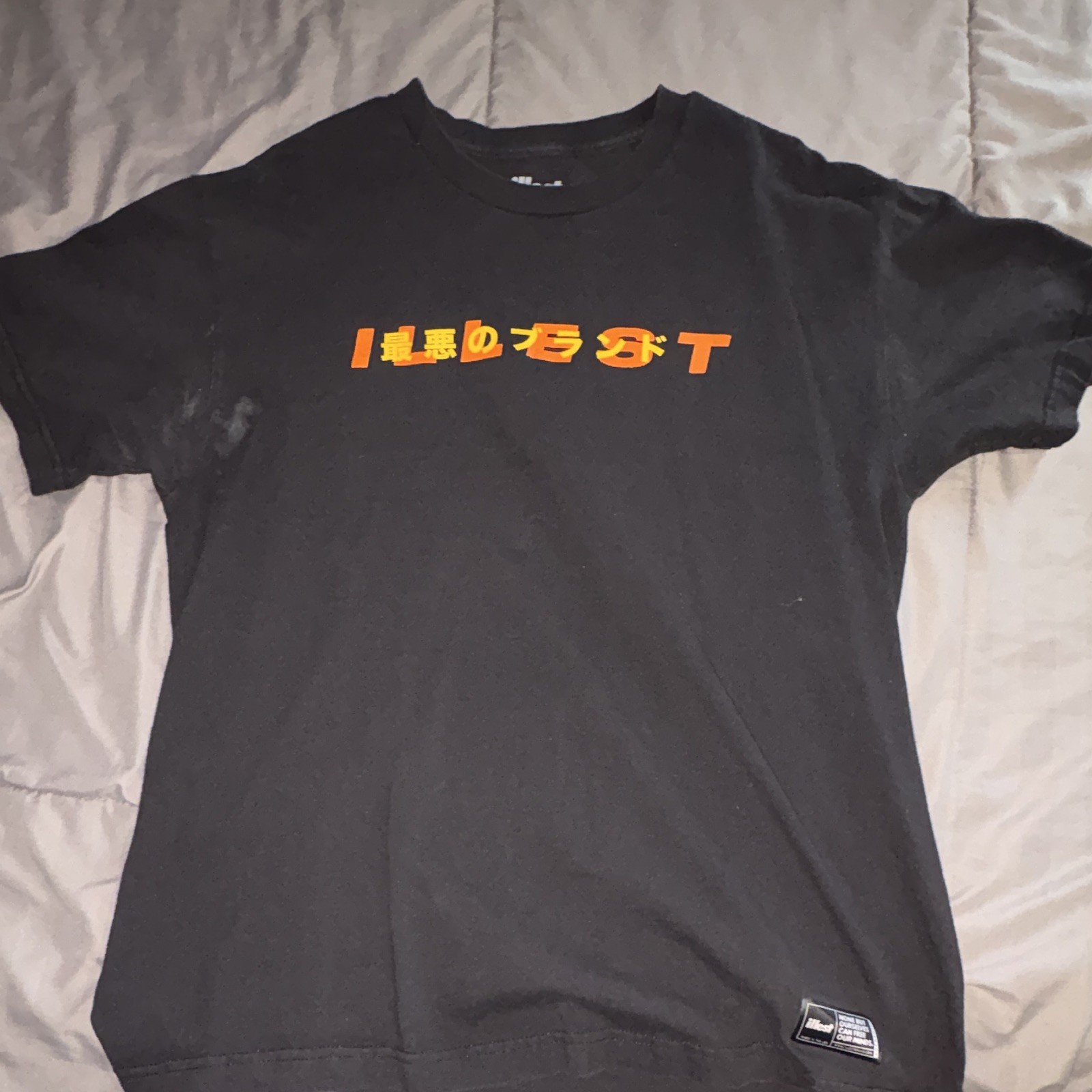 illest Men’s L Black Cars Graphic Print Logo T-Shirt Cotton Jersey Crew Neck