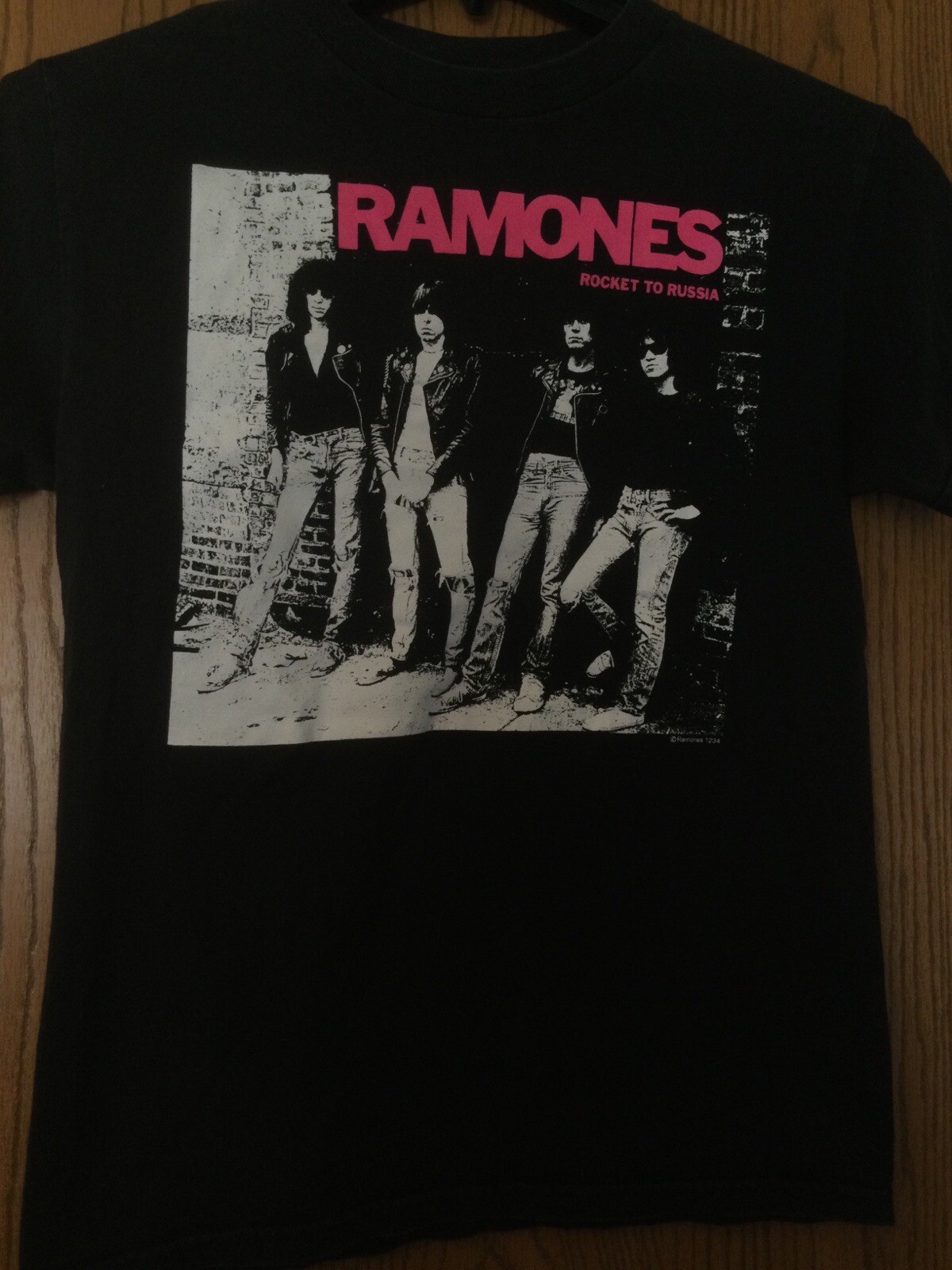 Ramones – “ Rocket To Russia” – Black Shirt – S