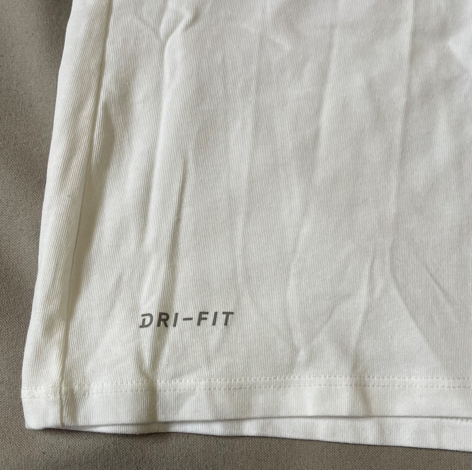 Nike Dri-FIT Cotton Poly Tee BQ5231 100 WHITE MENS XL gallery