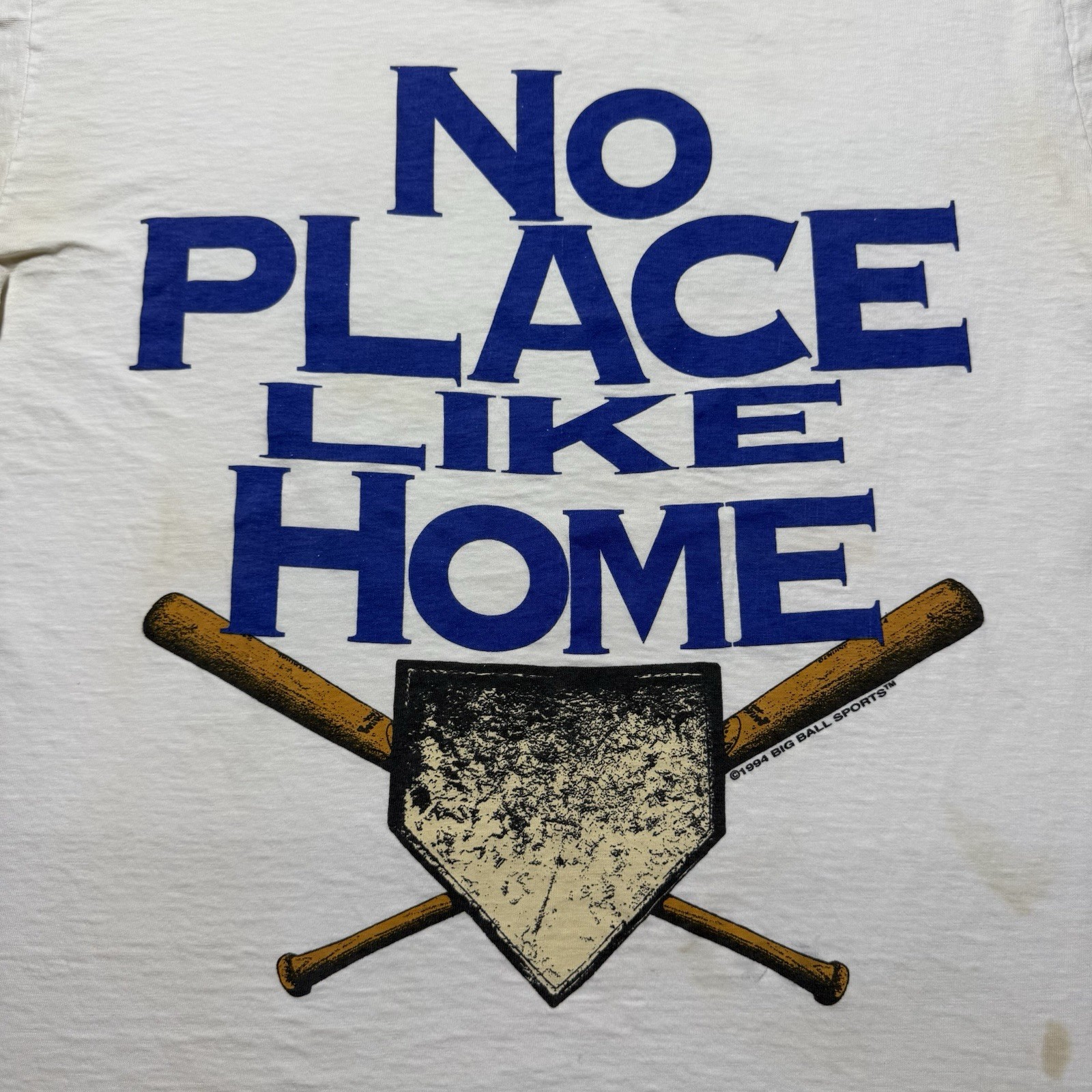 Vintage 90s Baseball T-Shirt No Place Like Home Sports Graphic Tee - Size Large gallery