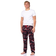 Marvel Spiderman Miles Morales Men’s Allover Pattern Adult Pajama Pants