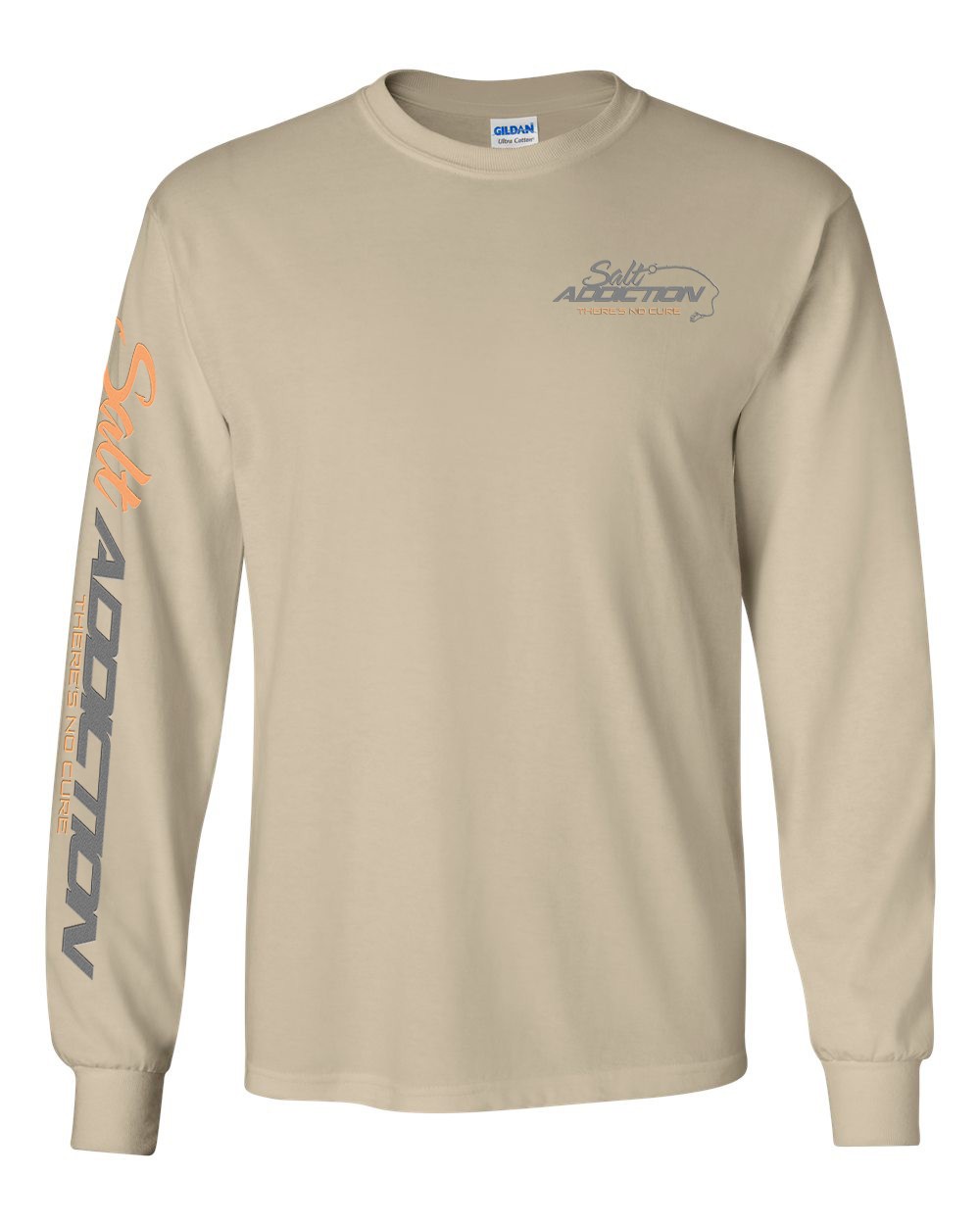 Salt Addiction Saltwater Trolling Fishing Long Sleeve T Shirt Cotton rod reel gallery