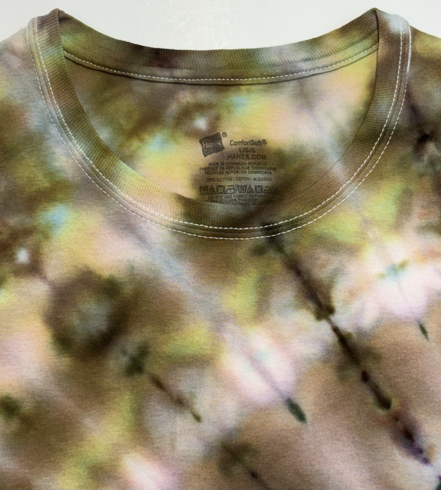 Hanes Handmade Ice Dye Unisex Adult T-Shirt Size Large Color Wild Thing Tee NEW gallery