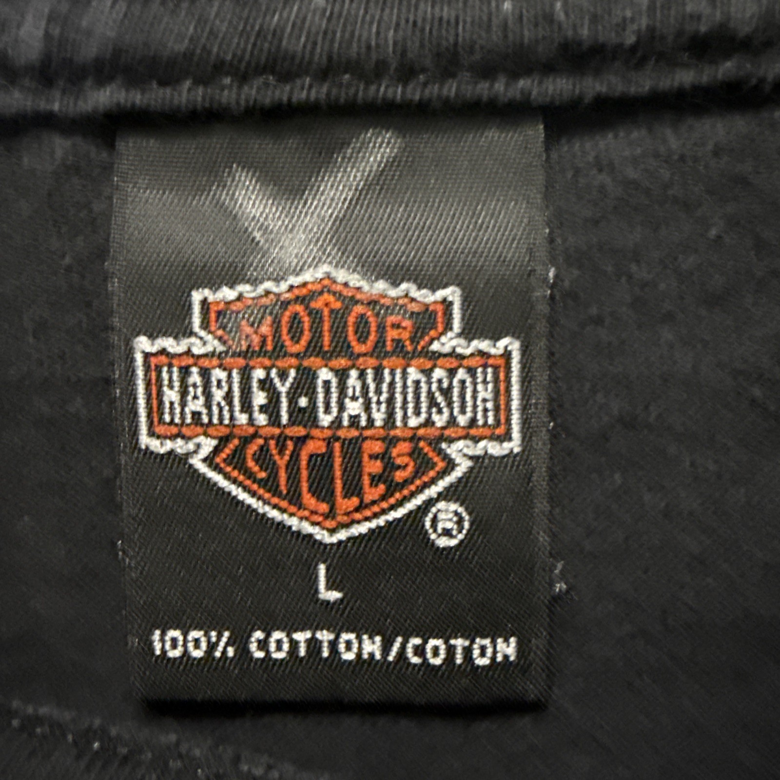 Vintage Harley Davidson Chicago Home of the Blues T Shirt Holoubek Large USA gallery