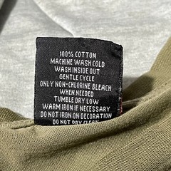 South Pole Ribbed T Shirt Men’s Medium Drab Green Scallop Hem Chest Pocket