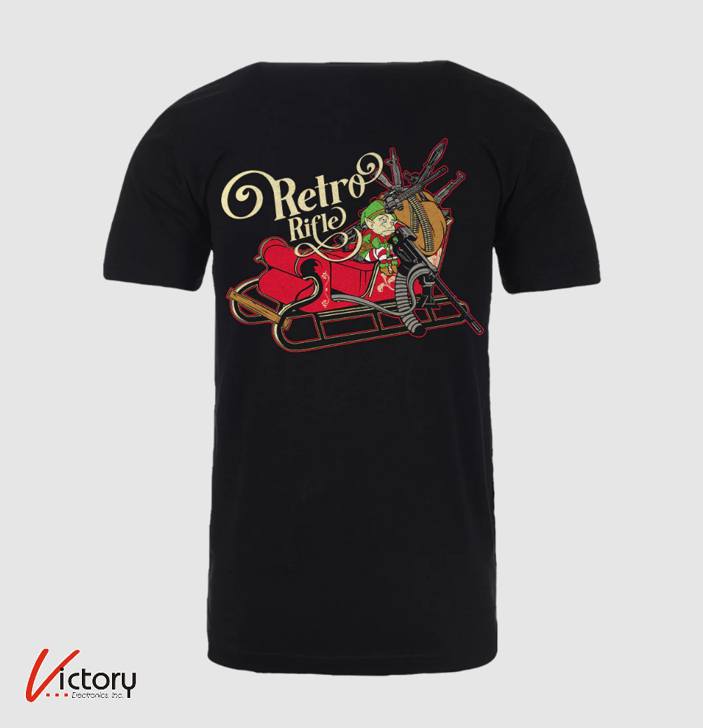 NEW Retro Rifle Christmas Airdrop Men's T-Shirt | Crew Neck T-Shirt | XS - 3XL gallery