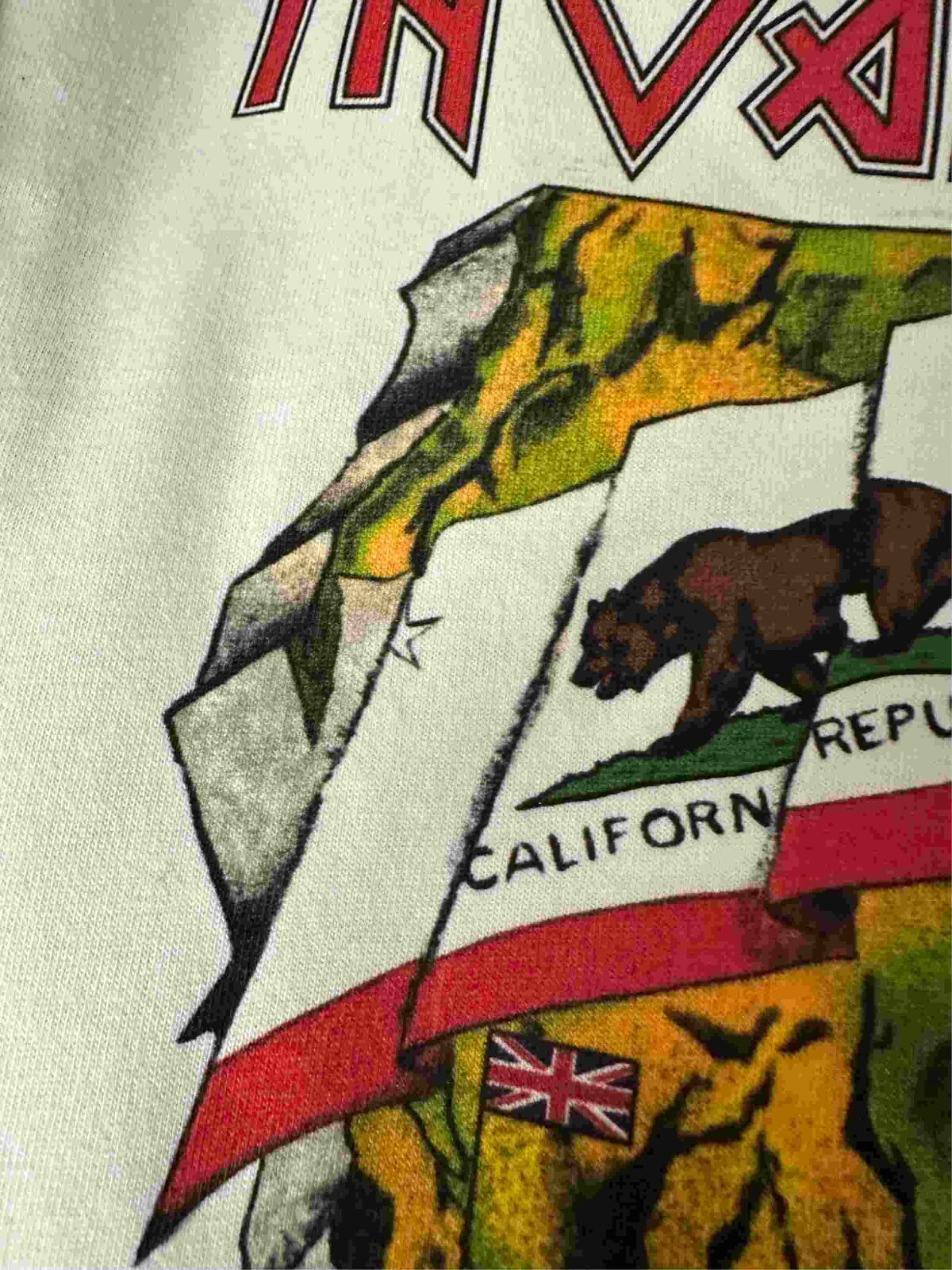 Iron Maiden California Invasion 1985 Raglan S to 3XL gallery