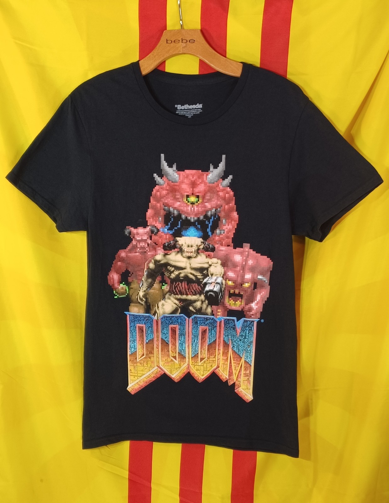 Doom Classic Shirt Cast Of Demons 😈 Doom Slayer Bethesda Games Cacodemon 🔥🔥 gallery